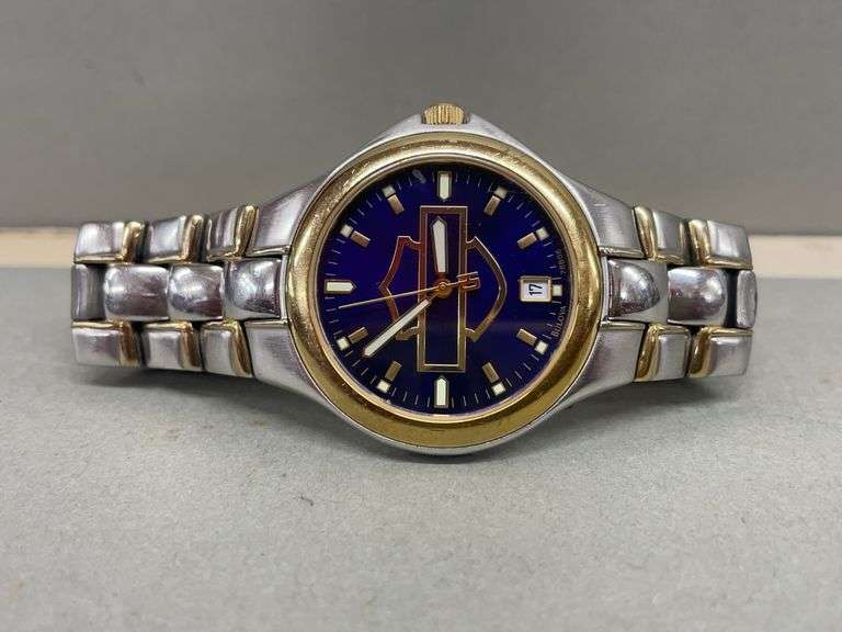 Harley Davidson Bulova Two-Tone Wristwatch image
