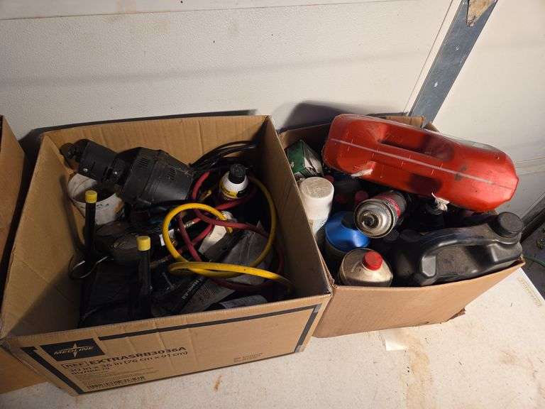Assorted Tools, Oils, Fluids and Fishing Gear image