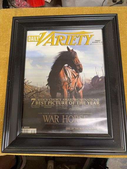 FRAMED WAR HORSE MOVIE POSTER image