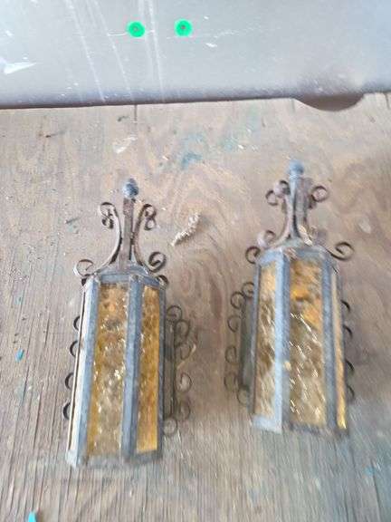 Pair of Decorative Outdoor Wall Sconces image