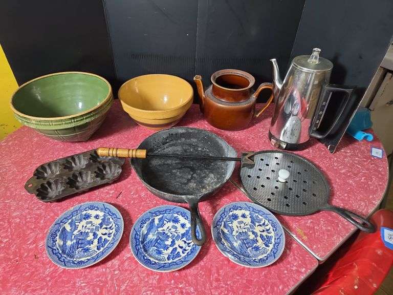 Kitchenware Collection: Bowls, Teapot, Griddle, and More image