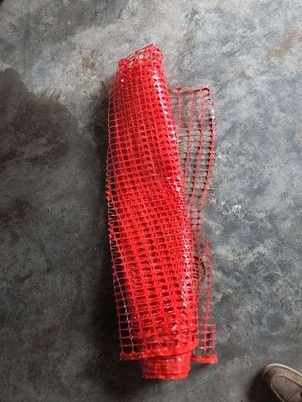 Roll of Orange Construction Safety Fence image