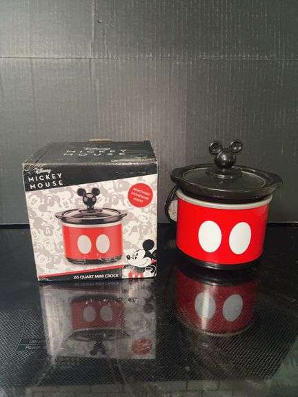 Disney Mickey Mouse .65 Quart Mini Crock Pot Slow Cooker image