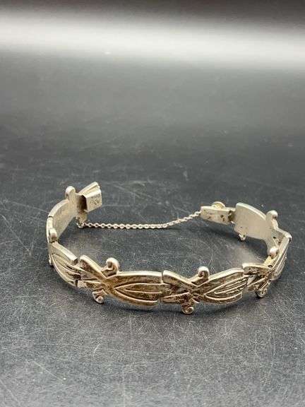 VINTAGE TAXCO MEXICO STERLING SILVER BRACELET image