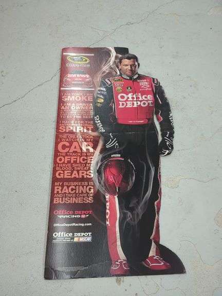 Tony Stewart Office Depot Racing Die-Cut Standee image