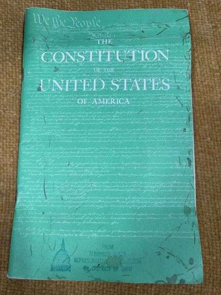 CONSTITUTION OF THE UNITED STATES OF AMERICA HANDBOOK  FEB 9TH, 1972 image