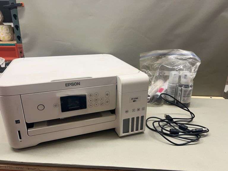 Epson EcoTank ET-2760 All-in-One Printer with Ink and Cord - NO POWER CORD image