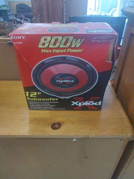 SONY 800 WATT 12 INCH SUBWOOFER image