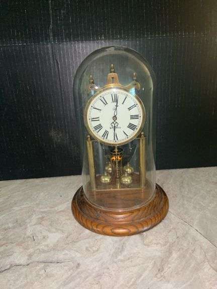Seth Thomas Anniversary Clock with Glass Dome image
