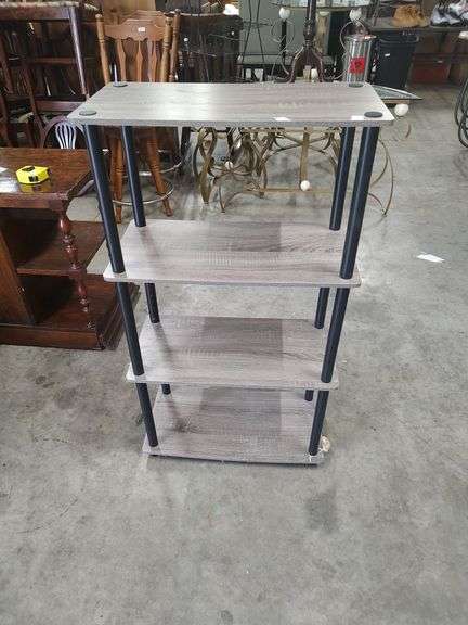4 SHELF STORAGE SHELF - 24X12X44 image