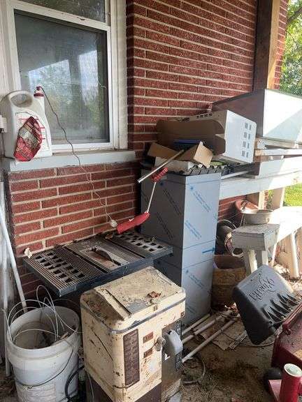 Commercial Coffee Maker, Table Saw and Assorted Metal image