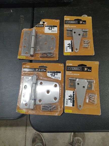 4 HEAVY DUTY TEE HINGES - 3.5 AND 4 INCH image