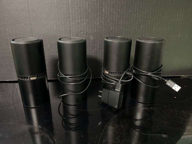 Four Black Air Purifiers image