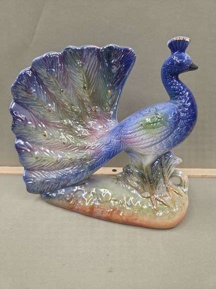Ceramic Peacock Figurine image
