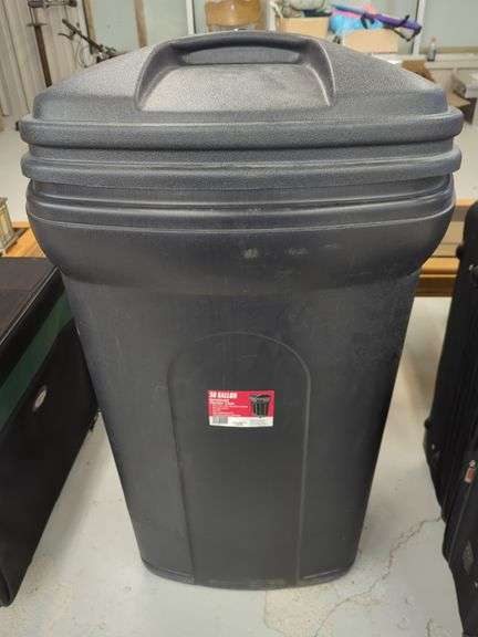 50 Gallon Wheeled Trash Can image