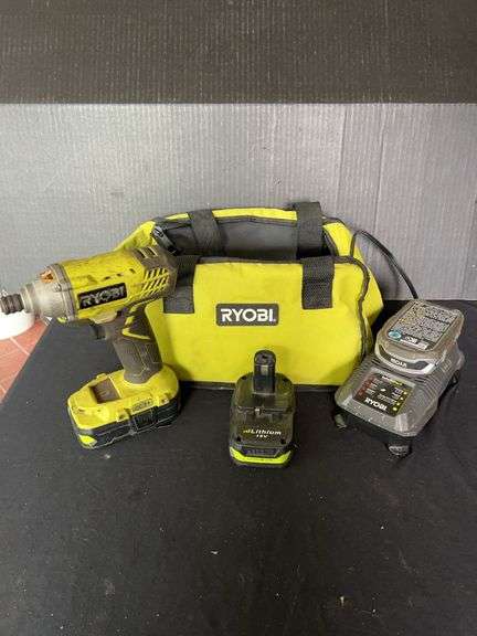 Ryobi 18V Cordless Impact Driver Kit with Battery Charger and Bag image