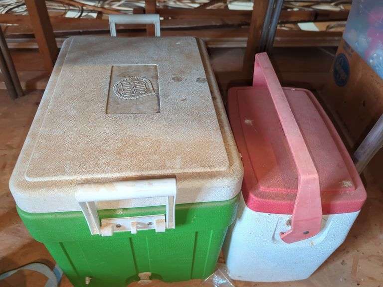 Two Assorted Coolers with Contents image