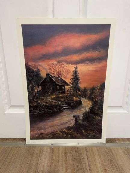 Fred Thrasher Signed Limited Edition Art Print 'Autumn Sunset' 1400/1500 image