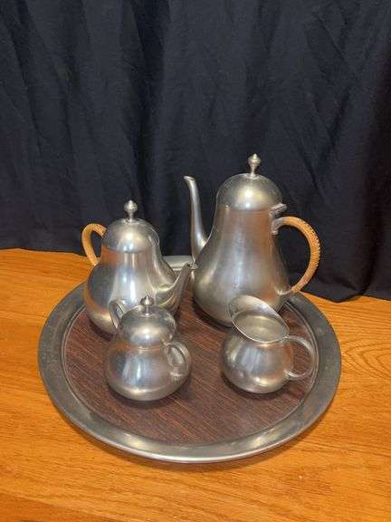 Royal Holland Daalderop Pewter Tea Set image