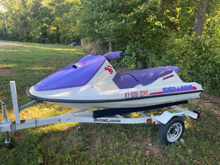 L15A- 1992 Seadoo Bombardier With Trailer (Has Title) image