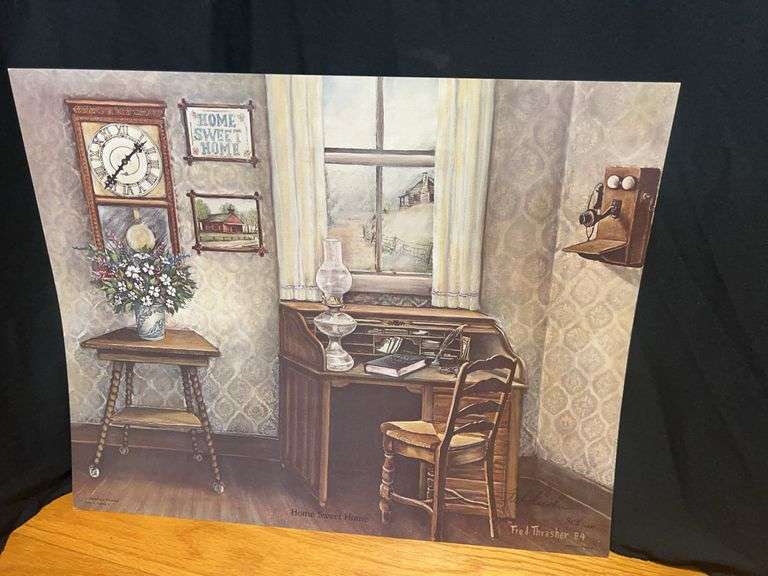 Fred Thrasher Signed 'Home Sweet Home' Limited Edition Print image