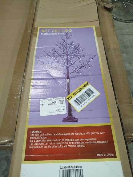 6 FT 200 LIGHT LED HALLOWEEN TREE image