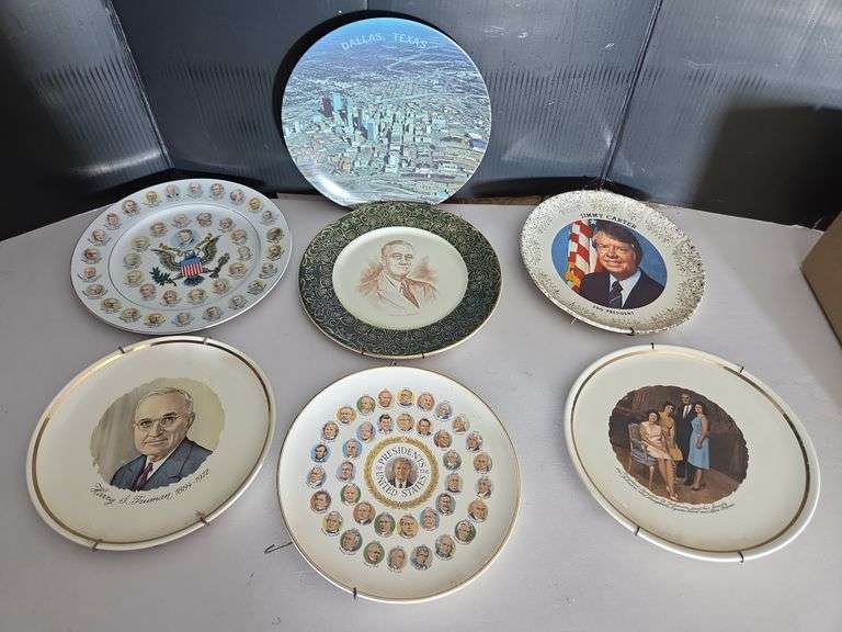 Presidential & Dallas Texas Commemorative Plate Collection (7) image