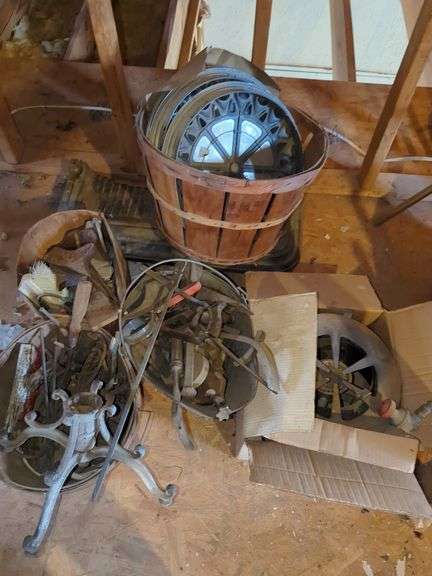 Collection of Assorted Metal and Wooden Parts image