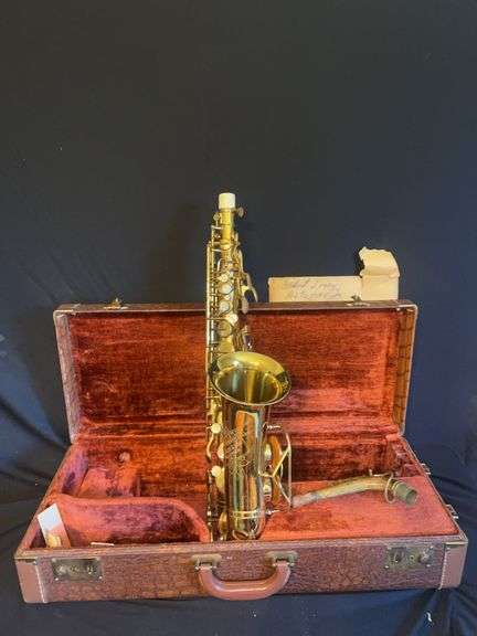 Ambassador E. Olds & Son Alto Saxophone With Case image