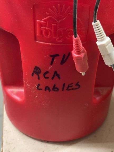 CONTAINER OF TV CABLES image