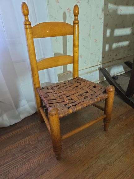 Small Woven Seat Chair image