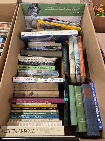 BOX OF ASSORTED BOOKS image