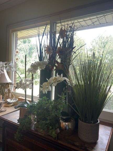 Assorted Decorative Artificial Plant Arrangement image