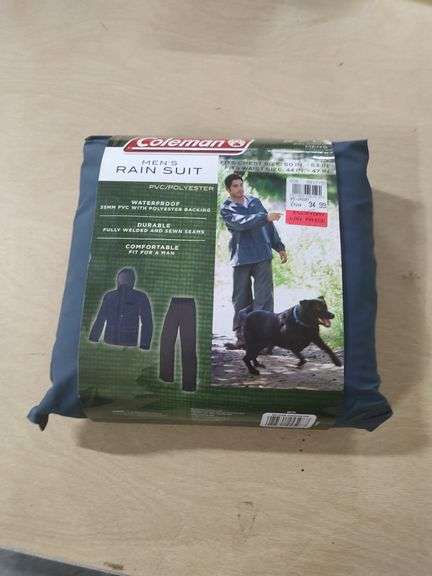 COLEMAN MENS RAIN SUIT SZ 2XL image
