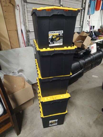5 - COMMANDER XL 12 GALLON STORAGE TOTES image