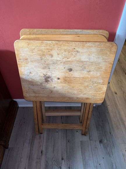 Set of Three Folding TV Trays image