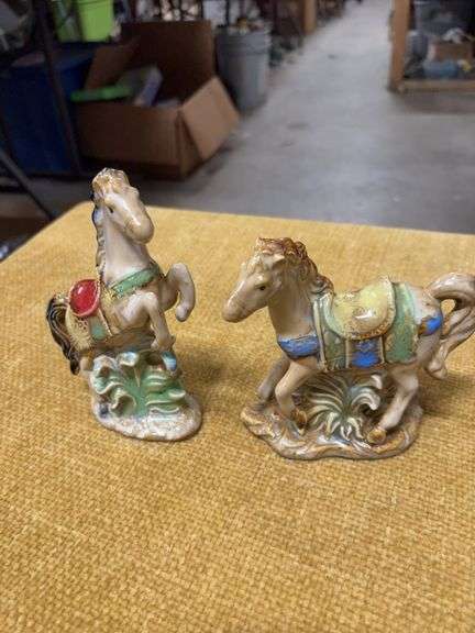 ANTIQUE GLASS HORSES image