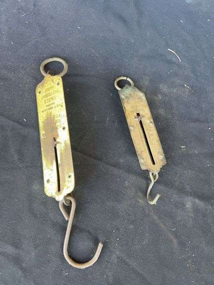 Two John Chatillon & Sons Hanging Scales image