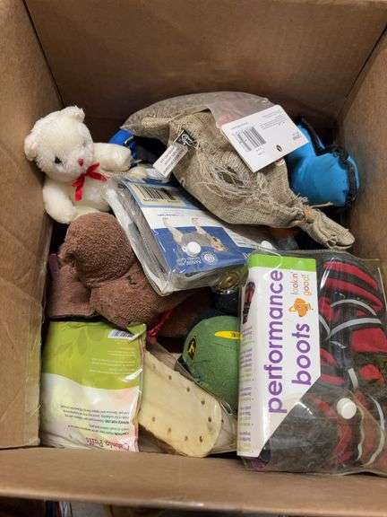 BOX OF DOG TOYS image