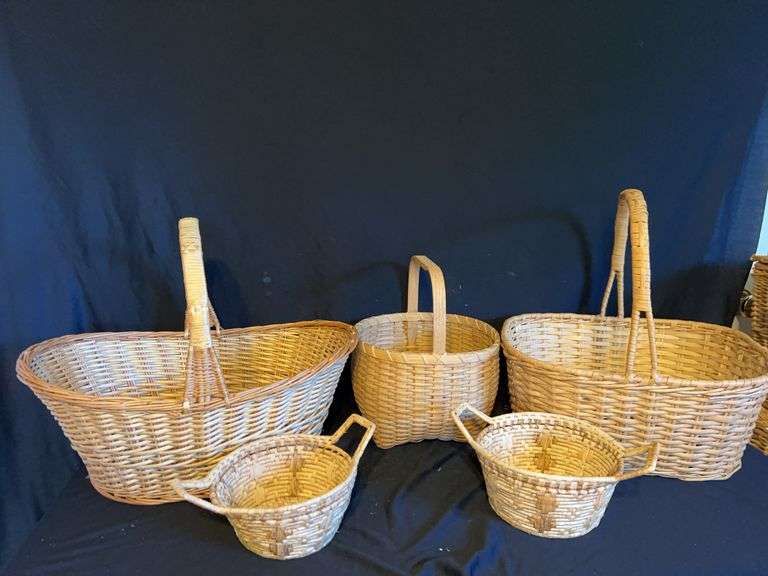 Assorted Woven Baskets - Collection of 6 image