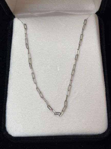 S925 Italy Sterling Silver Chain Necklace image