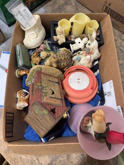 BOX OF MISC WHATNOTS image