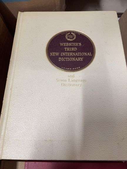 WEBSTER'S THIRD NEW INTERNATIONAL DICTIONARY image