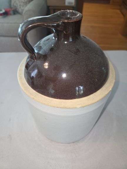 Stoneware Crock Jug with Handle image