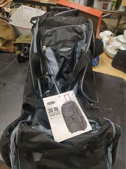 ADVENTURE 30 INCH ROLLING MULTI POCKET UPRIGHT DUFFEL BAG image