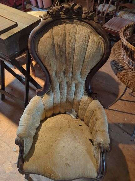 Ornate Upholstered Armchair image