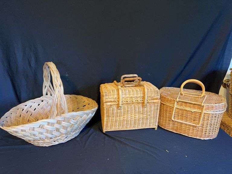 Three Woven Baskets image