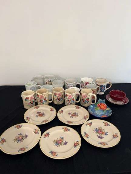 Assorted Cups, Saucers & Plates - Sterling China, Otagiri, Noritake & More image