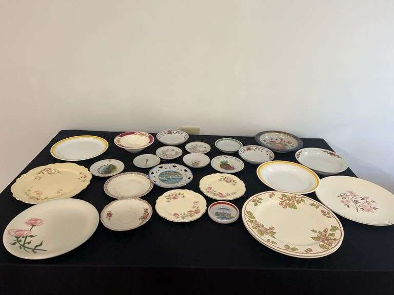Assorted Decorative China Plates Collection image