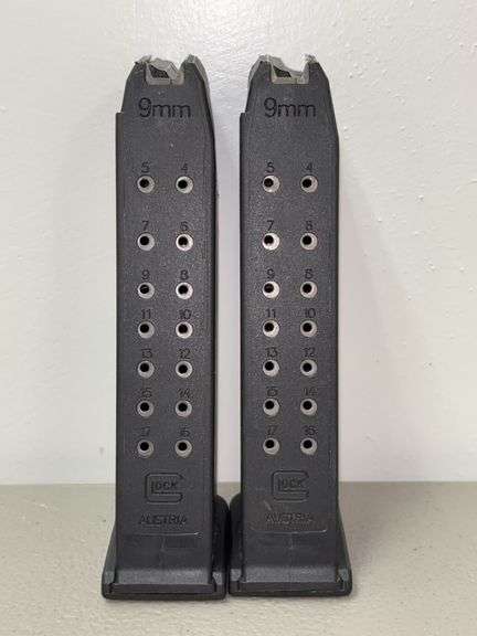Two Glock 17 9mm Magazines image